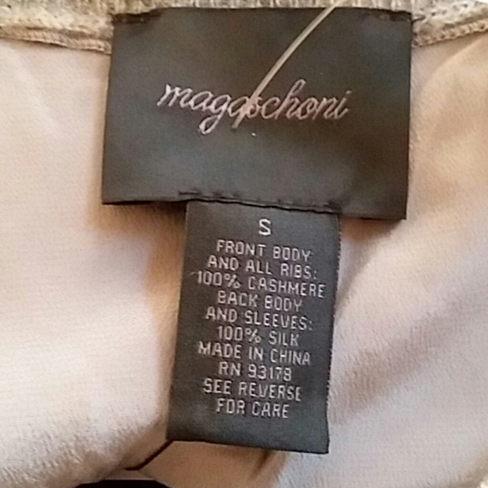 Cashmere/Silk Magaschoni Sweater S nwt - Picture 3 of 5